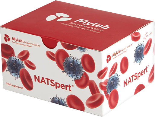 Blood screening kit visual